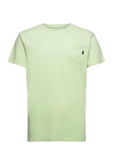 Mcs Tee Laredo Men Tops T-shirts Short-sleeved Green MCS