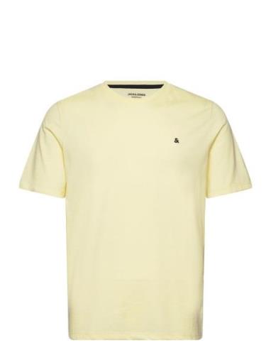Jjepaulos Tee Ss Crew Neck Noos Tops T-shirts Short-sleeved Yellow Jac...