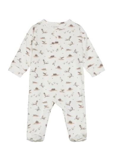 Romper Ls Pyjamas Sie Jumpsuit Multi/patterned Fixoni