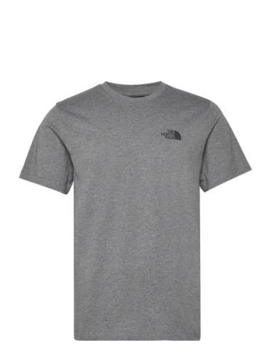 M S/S Simple Dome Tee Sport T-shirts Short-sleeved Grey The North Face