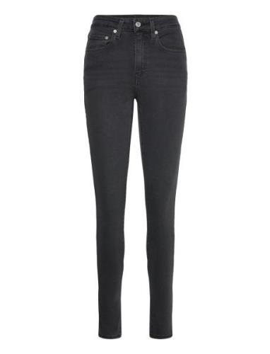 721 High Rise Skinny Flying Into The Fu Bottoms Jeans Skinny Black LEV...