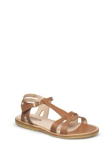 Sandals - Flat Platta Sandaler ANGULUS