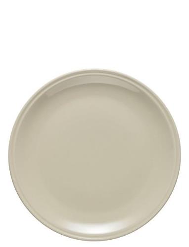 Höganäs Keramik Plate 25Cm Home Tableware Plates Small Plates Beige Rö...