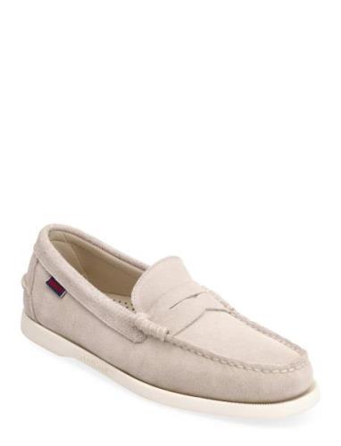 Dan Boat Flesh Out Loafers Låga Skor Brown Sebago