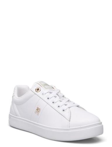 Elevated Essent Sneaker Monogram Låga Sneakers White Tommy Hilfiger