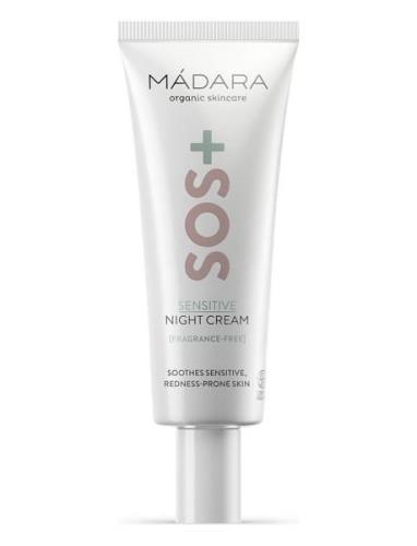 Sos+ Sensitive Night Cream Nattkräm Ansiktskräm Nude MÁDARA