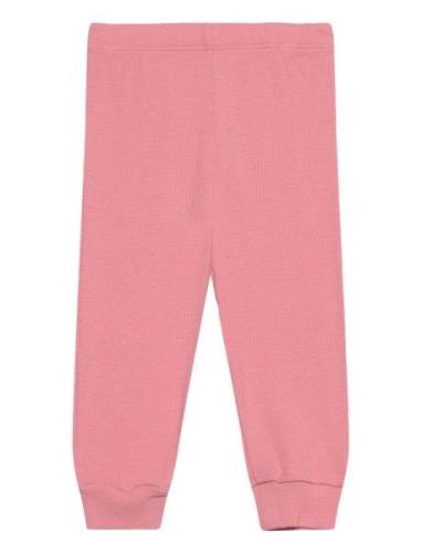 Pants - Solid Bottoms Sweatpants Pink CeLaVi