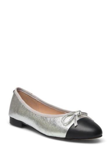 Ellison Ballerina Ballerinaskor Ballerinas Silver Steve Madden