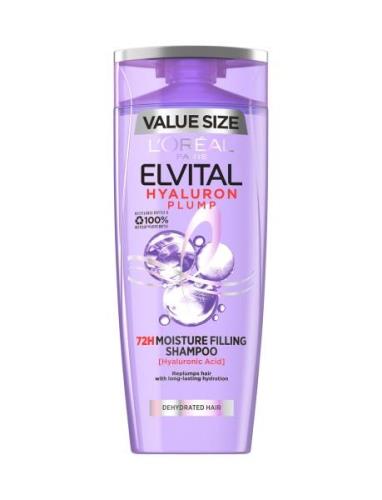 L'oréal Paris Elvital Hyaluron Plump Shampoo 400Ml Schampo Nude L'Oréa...