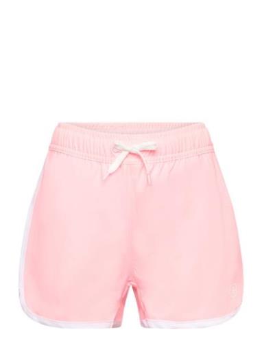 Swim Short Shorts, Solid Bottoms Shorts Pink Color Kids