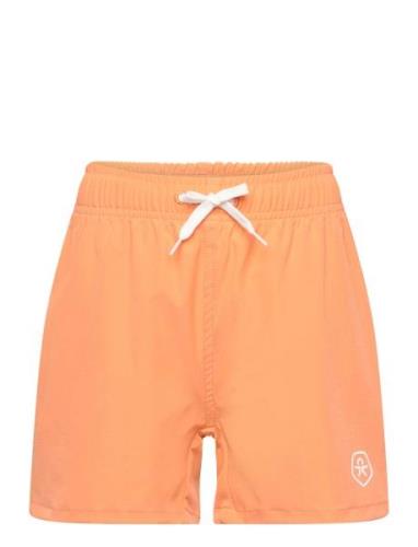Swim Shorts, Solid Badshorts Orange Color Kids