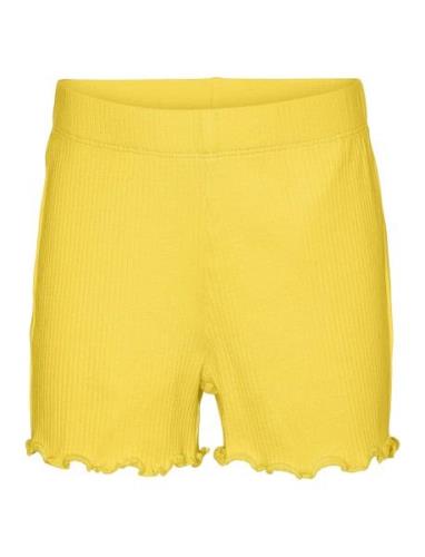 Vmlavender Nw Shorts Jrs Girl Bottoms Shorts Yellow Vero Moda Girl