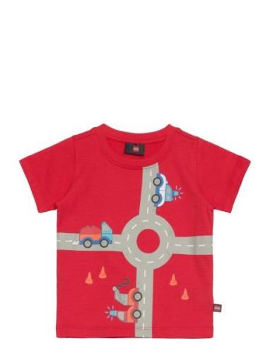 Lwtay 201 - T-Shirt S/S Tops T-shirts Short-sleeved Red LEGO Kidswear