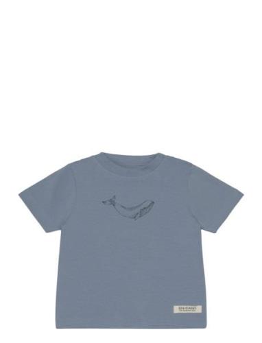 T-Shirt Ss Tops T-shirts Short-sleeved Blue En Fant