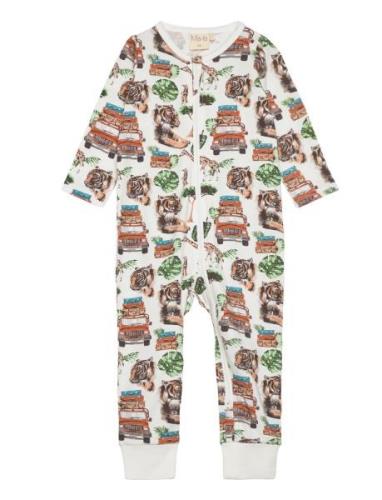 Safari Pyjamas Pyjamas Sie Jumpsuit Multi/patterned Ma-ia Family