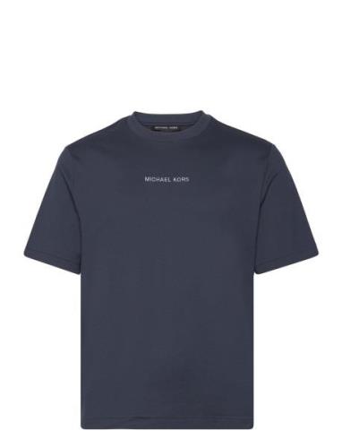 Victory Ss Tee Tops T-shirts Short-sleeved Navy Michael Kors