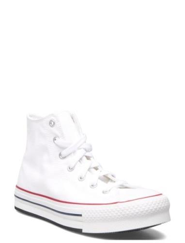 Ctas Eva Lift Hi White/Garnet/Navy Shoes Sneakers Canva Sneakers White...
