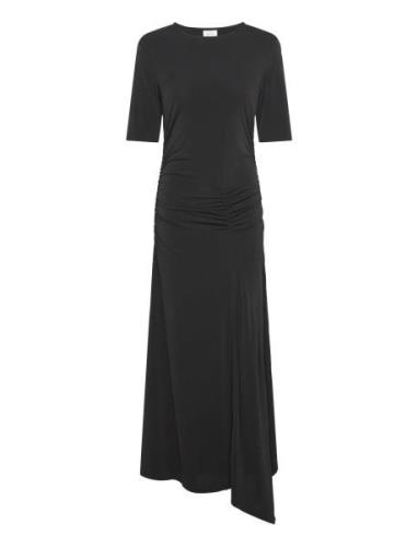 Mailygz Dress Maxiklänning Festklänning Black Gestuz