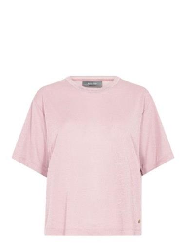 Mmkit Ss Tee Tops T-shirts & Tops Short-sleeved Pink MOS MOSH