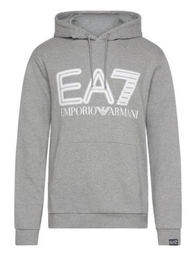 Sweatshirt Tops Sweat-shirts & Hoodies Hoodies Grey EA7