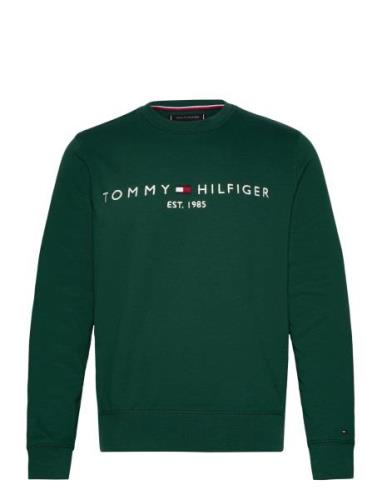 Tommy Logo Sweatshirt Tops Sweat-shirts & Hoodies Sweat-shirts Green T...