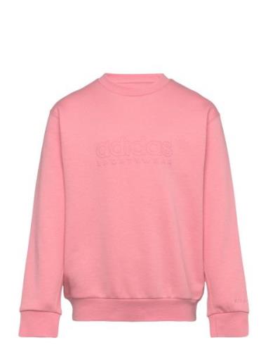 J Szn Gfx Crew Tops Sweat-shirts & Hoodies Sweat-shirts Pink Adidas Sp...