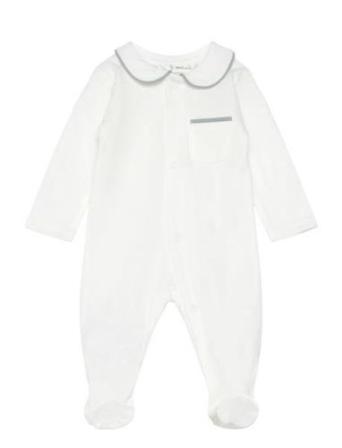 Cotton Body Pyjamas Pyjamas Sie Jumpsuit White Mango