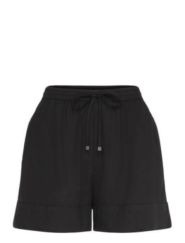 Fluid Tie Shorts Bottoms Shorts Casual Shorts Black Mango