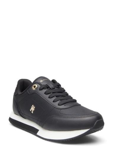 Elevated Essent Runner Monogram Låga Sneakers Black Tommy Hilfiger