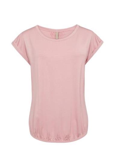 Sc-Marica Tops T-shirts & Tops Short-sleeved Pink Soyaconcept