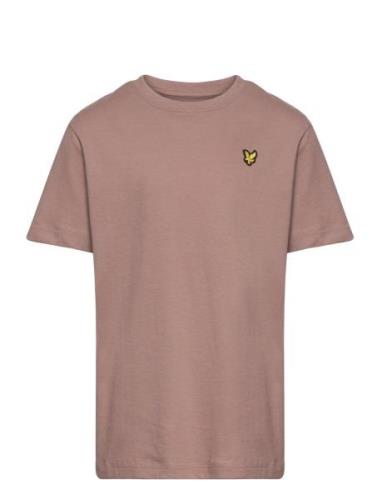 Classic T-Shirt Tops T-shirts Short-sleeved Pink Lyle & Scott Junior
