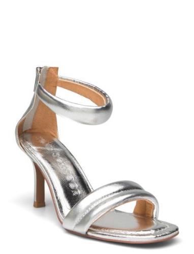 Stiletto Sandal Med Klack Silver Sofie Schnoor