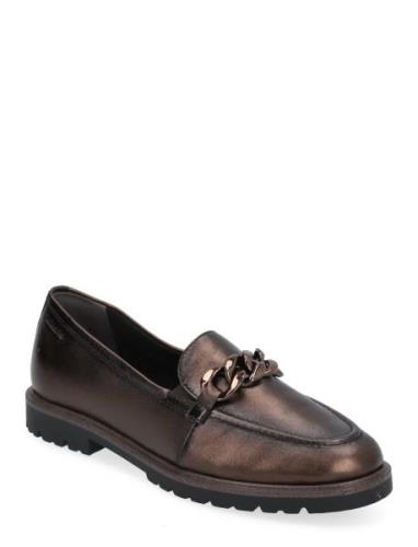 Women Slip-On Loafers Låga Skor Brown Tamaris