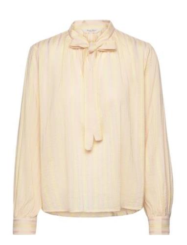 Epokepw Bl Tops Blouses Long-sleeved Beige Part Two