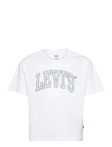 Levi's® Meet And Greet Floral Tee Tops T-shirts Short-sleeved White Le...