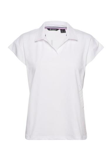 Lds Erin Loosefit Cupsleeve Tops T-shirts & Tops Polos White Abacus