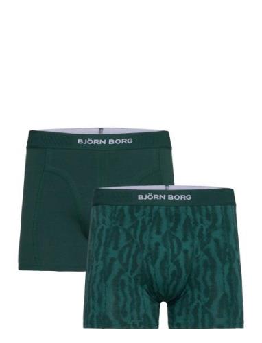 Björn Borg Premium Cotton Stretch Boxer 2P Khaki Green