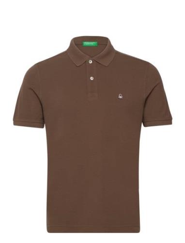 Short Sleeves T-Shirt Tops Polos Short-sleeved Brown United Colors Of ...