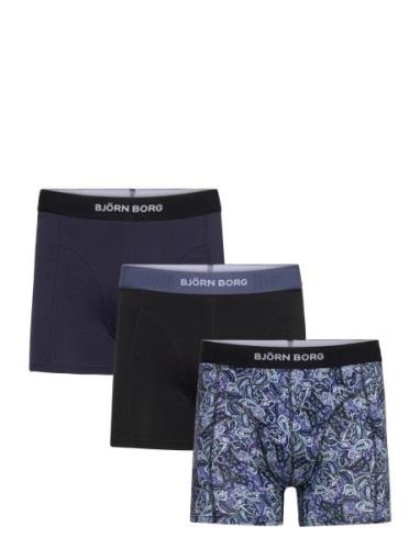 Premium Cotton Stretch Boxer 3P Boxerkalsonger Navy Björn Borg