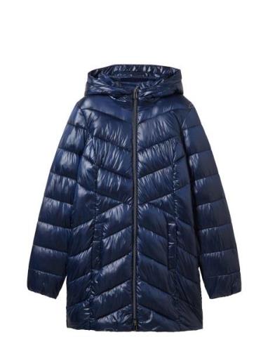 Hooded Lightweight Coat Fodrad Jacka Navy Tom Tailor