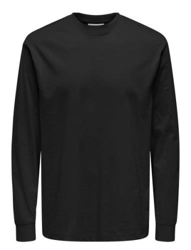 ONLY & SONS Onsfred Life Ls Tee Noos Svart