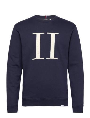 Encore Bouclé Sweatshirt Tops Sweat-shirts & Hoodies Sweat-shirts Navy...