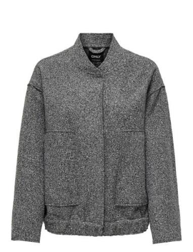 Onlgaia Boucle Bomber Cc Otw Bomberjacka Grey ONLY