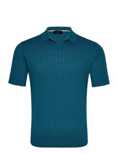 Botany Tops Polos Short-sleeved Blue Ted Baker London