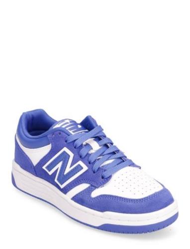 New Balance 480 Kids Lace Låga Sneakers Blue New Balance