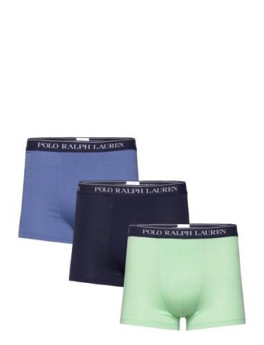 Classic Stretch-Cotton Trunk 3-Pack Boxerkalsonger Navy Polo Ralph Lau...