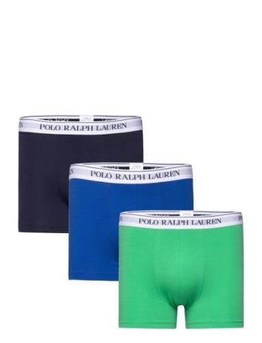 Classic Stretch-Cotton Trunk 3-Pack Boxerkalsonger Blue Polo Ralph Lau...