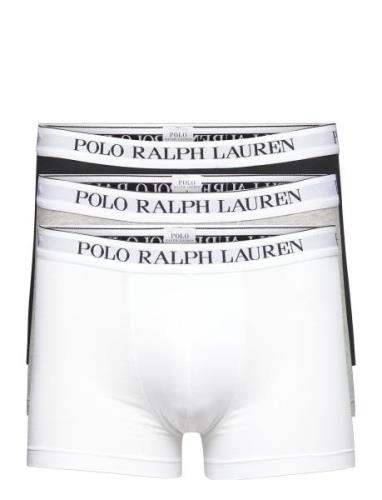 Classic Stretch-Cotton Trunk 3-Pack Boxerkalsonger White Polo Ralph La...