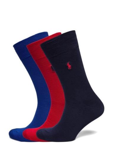 Mercerized Cotton-3Pk Mercerized Cr Underwear Socks Regular Socks Navy...