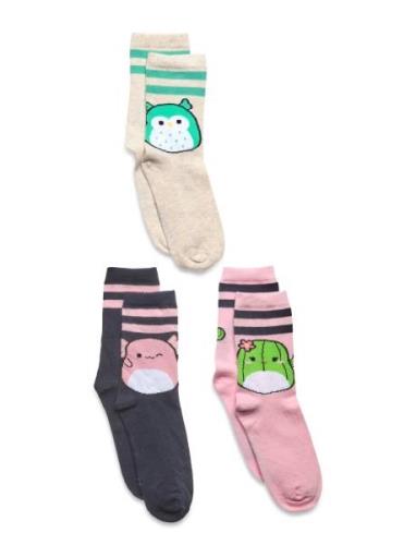 Nmfjukka Squishmallows 3P Sock Vde Sockor Strumpor Multi/patterned Nam...